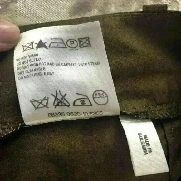 Laurel Pants Metallic Sheen Retro Wide  Leg Button Accent Bronze - Picture 10 of 12